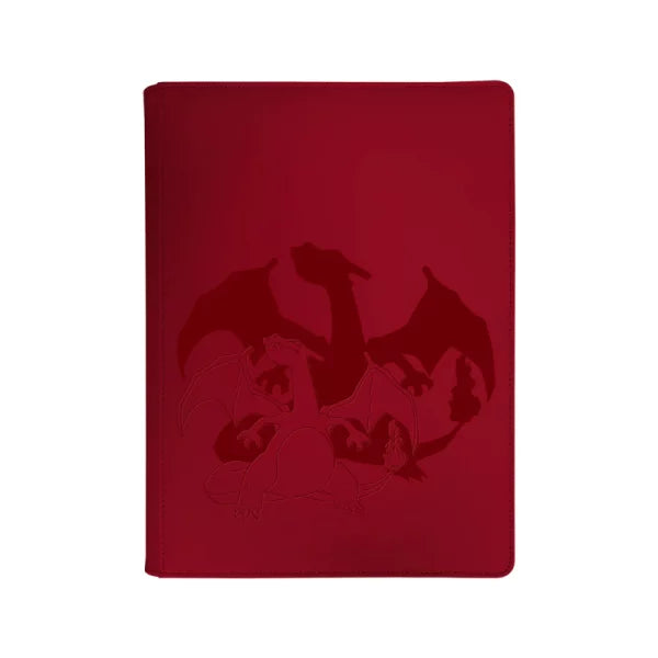 Pokémon 9-Pocket Zip Binder mit Glurak-Motiv – ideal zur sicheren Kartenaufbewahrung.
